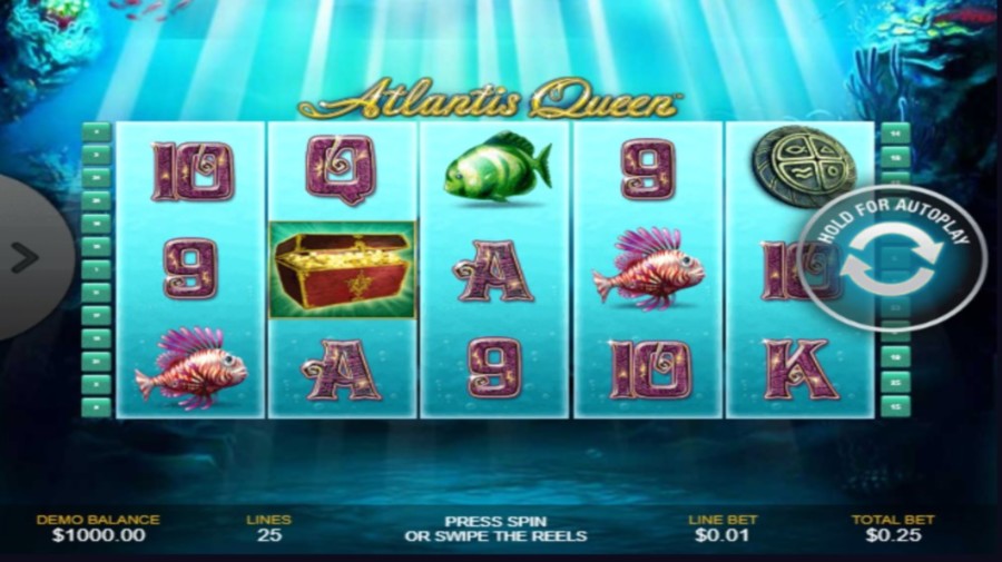 Atlantis Queen Slot View